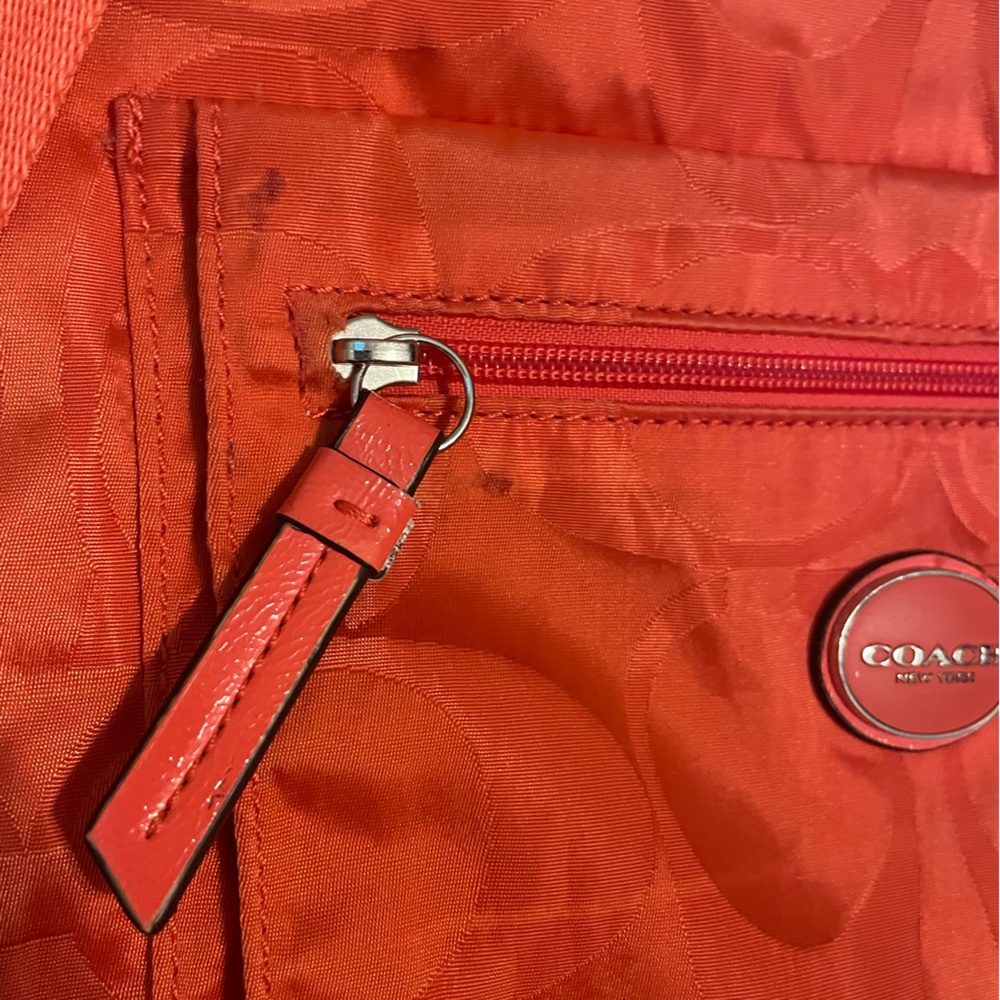 Coach Vibrant Orange Crossbody Bag - Picture 8 of 8